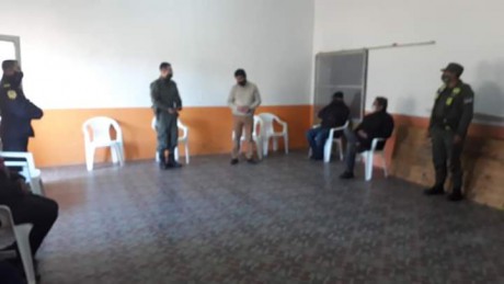 SECCION DE GERDARMERIA VILLAGUAY, ESCUADRON 6 DE CONCEPCION DEL URUGUAY, COLABORA EN VILLA DOMNGUEZ